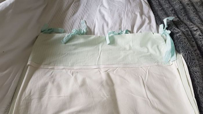 Mamas and papas nursery set quilt, bumper, sleep bag, curtains, changing mat & accessories