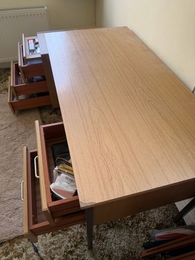 3-Drawer Cabinet & Matching Desk