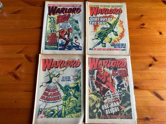Comics: Warlord 1976 (22 comics)