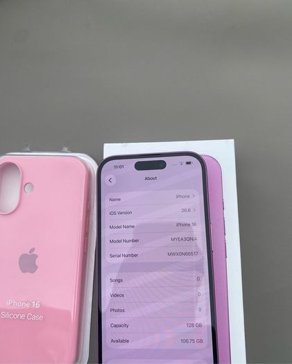 Apple iPhone 16 - Pink - 128G