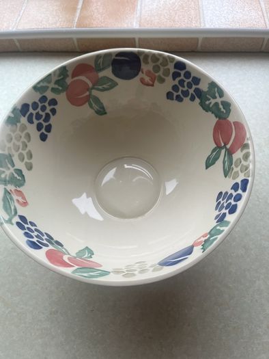 Vintage 2 Large Pottery Bowls as New