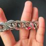 Iced Out Cuban Link Clover Bracelet 8 Inch Image 4