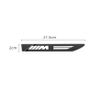 2PCS M Performance Sport Side Wing Badge Emblem Fender Sport Car Sticker for BMW M M3 M5 X1 X3 X5 X6 E46 E39 E36 E60 E90 Image 2