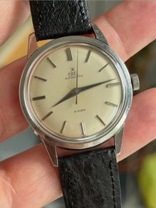 Vintage Ebel Automatic 21 Rubis - Stainless Steel Dress Watch