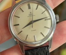Vintage Ebel Automatic 21 Rubis - Stainless Steel Dress Watch