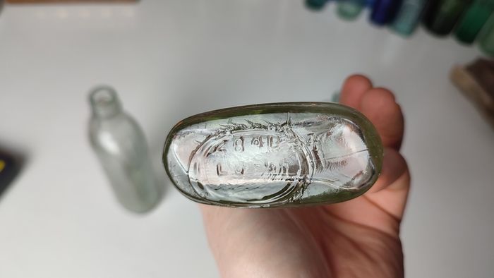 191 - Set of 3 Vintage Cork Top Decorative Collectible Clear Glass Bottles