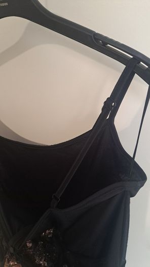 Black sequin dress