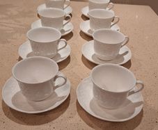 Wedgwood Strawberry and Vine Cups and Saucers