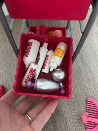 our generation salon chair and accessory trolley