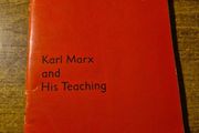 Vintage, 1973. Lenin. Karl Marx and His Teachings. Published in the Soviet Union