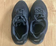 Bloch Boost split-sole dance sneakers in black.