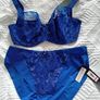 Fantasie Allegra - Underwired Side Support Bra 30F and Briefs S - Electric Blue - BNWT RRP 80 Image 4