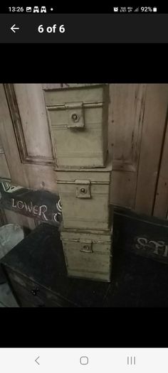 Three Vintage French Tins