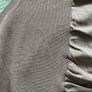 jumper Bnwt fine knit ruffled front sleeveless fine knit top small Image 2