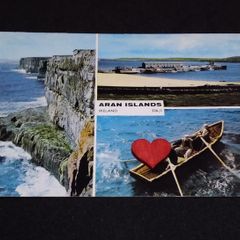 Ireland Postcard : Aran Islands - Multi-view - 1980s