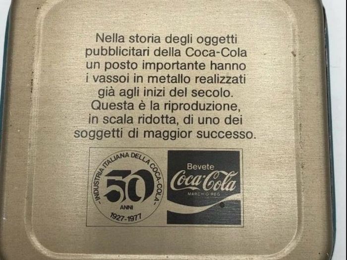 Coca Cola Metal Coasters 1977 New