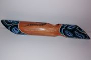 Vintage Australian Aboriginal Wooden Balancing Wine Bottle Holder
