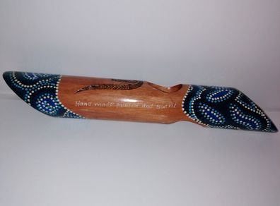 Vintage Australian Aboriginal Wooden Balancing Wine Bottle Holder