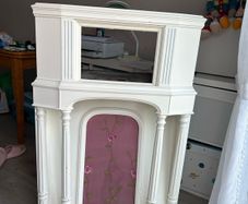 Vintage radio cabinet