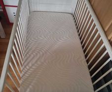 Cot and mattress