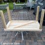 Rustic Handmade Garden Table Image 7