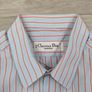 Vintage Christian Dior Monsieur Stripes Shirt Men's Large Image 4