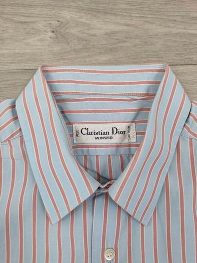 Vintage Christian Dior Monsieur Stripes Shirt Men's Large