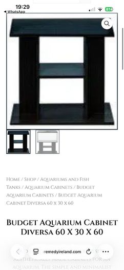 fish tank and stand