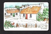 1997 Isle of Man UK2/ 21 units Christmas at Cregneash (Siemens - S30 (Module 34)) Phone Card.