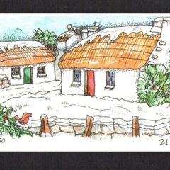 1997 Isle of Man UK2/ 21 units Christmas at Cregneash (Siemens - S30 (Module 34)) Phone Card.