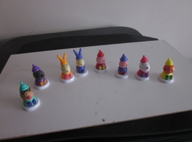 Peppa Pig And Friends Cake Decorations Cake Toppers X8 Christmas Cake Bundle
