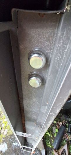 Steel security door