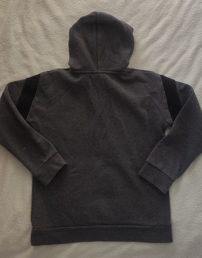 Nike Air Junior 1/4 Zip Hoodie Grey/Black.  Size L (147-158cm)