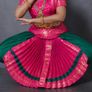 Indian classical dance costume 2  ( bharathnatyam amd mohiniyattam ) with complete jwellery set Image 2
