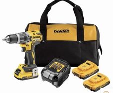 DeWALT 18V XR Brushless Hammer Drill  2 Batteries Charger Brand New