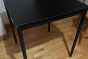Small black table