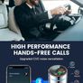 Bluetooth Car Adapter 5.3, Mohard All-Metal PD 30W & QC3.0 18W Fast Car Charger, Wireless FM Radio CarCigarette Lighter FM Transmitter for Car, Noise Cancelling Hands-Free Call Hi-Fi Music, Ring Light Image 5