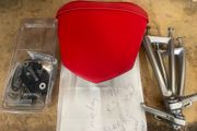 Yamaha pillion seat rear foot pegs and hangers