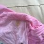 Mens embroidered pink T-shirt  size slim fit large Image 3