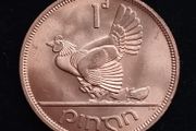 Ireland - 1968 - Penny - Hen with Chicks - KM.11 - [265]