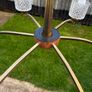 large vintage Danish chandelier c1970s Image 8