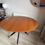 BoConcept Walnut Drop Leaf Dining Table - 1.1m Diameter Image 2