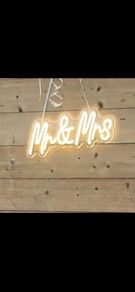 Mr & Mrs Neon Sign