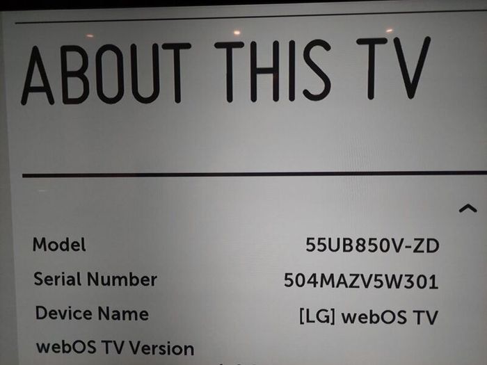 LG 55'' UHD Smart LED TV for parts or repair