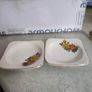 Set Of 2 Matching Small Trinket Dishes. Made In Romania. Image 3