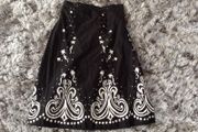 Black &amp; white skirt