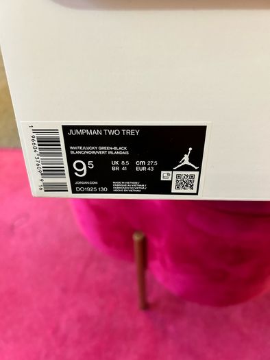 Jordan two trey trainers uk 8.5