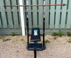 York Bench Press With Barbell  Solid Home Gym Setup