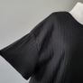 Shein black ribbed top, Size 3XL / UK22 Image 2