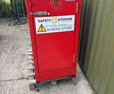 Safety bunded chemical cabinet